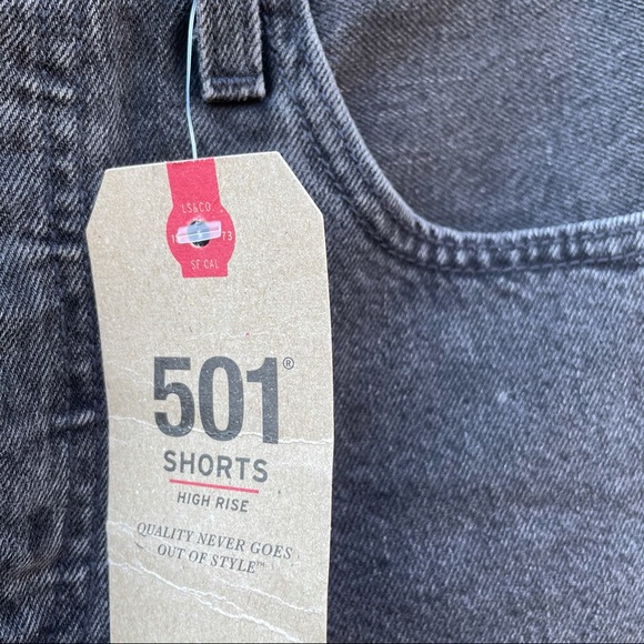 Levi’s 501 High-Rise Denim Cut Off Jean Shorts - Picture 6 of 15